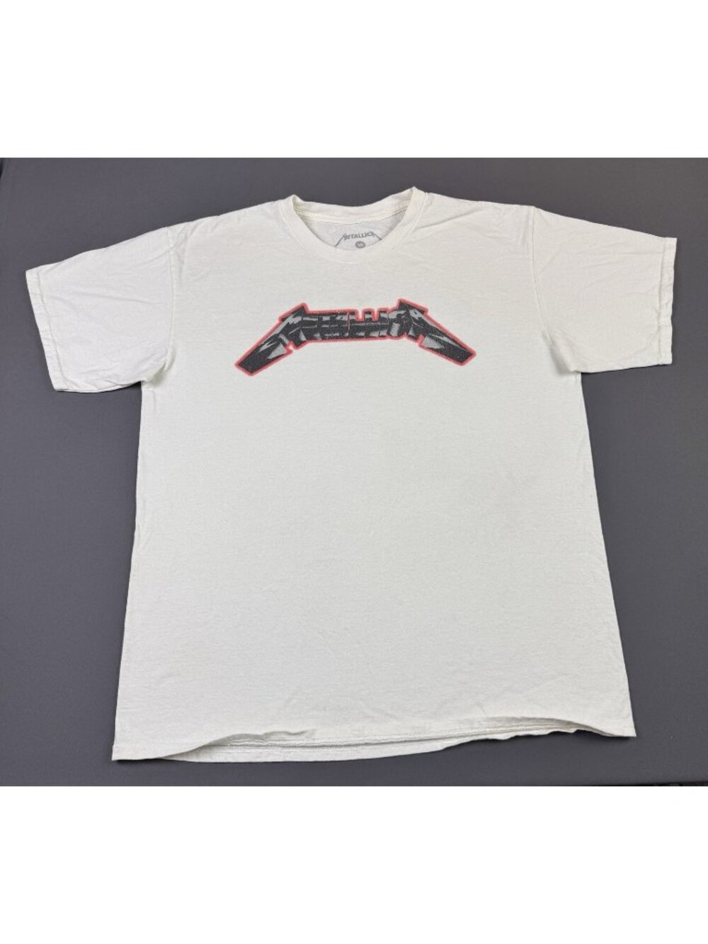 Rare Vintage Y2K Metallica Wherever I May Roam Tour Concert White Large Shirt
